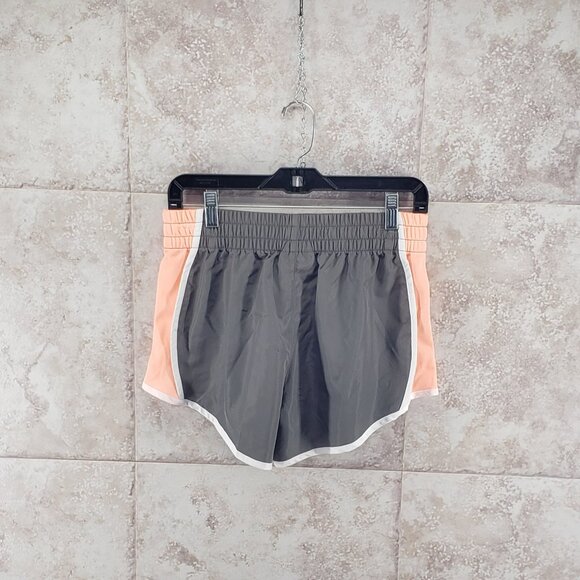 Athletic Elastic Waist Grey Peach Running Shorts Zone Pro Womens Size XL 16 - Picture 2 of 7